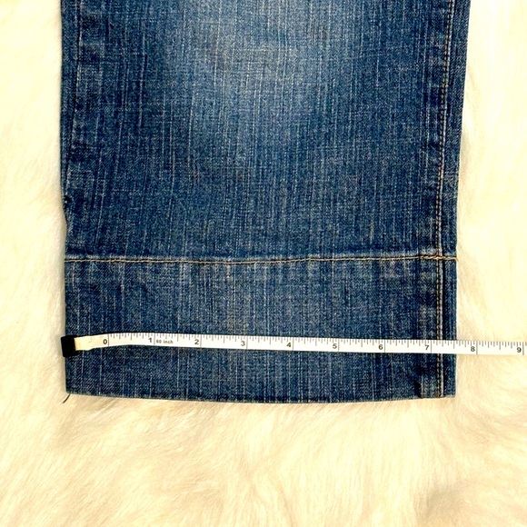 Faded Glory Denim Capri, Size 8, pre-owned - Picture 5 of 6